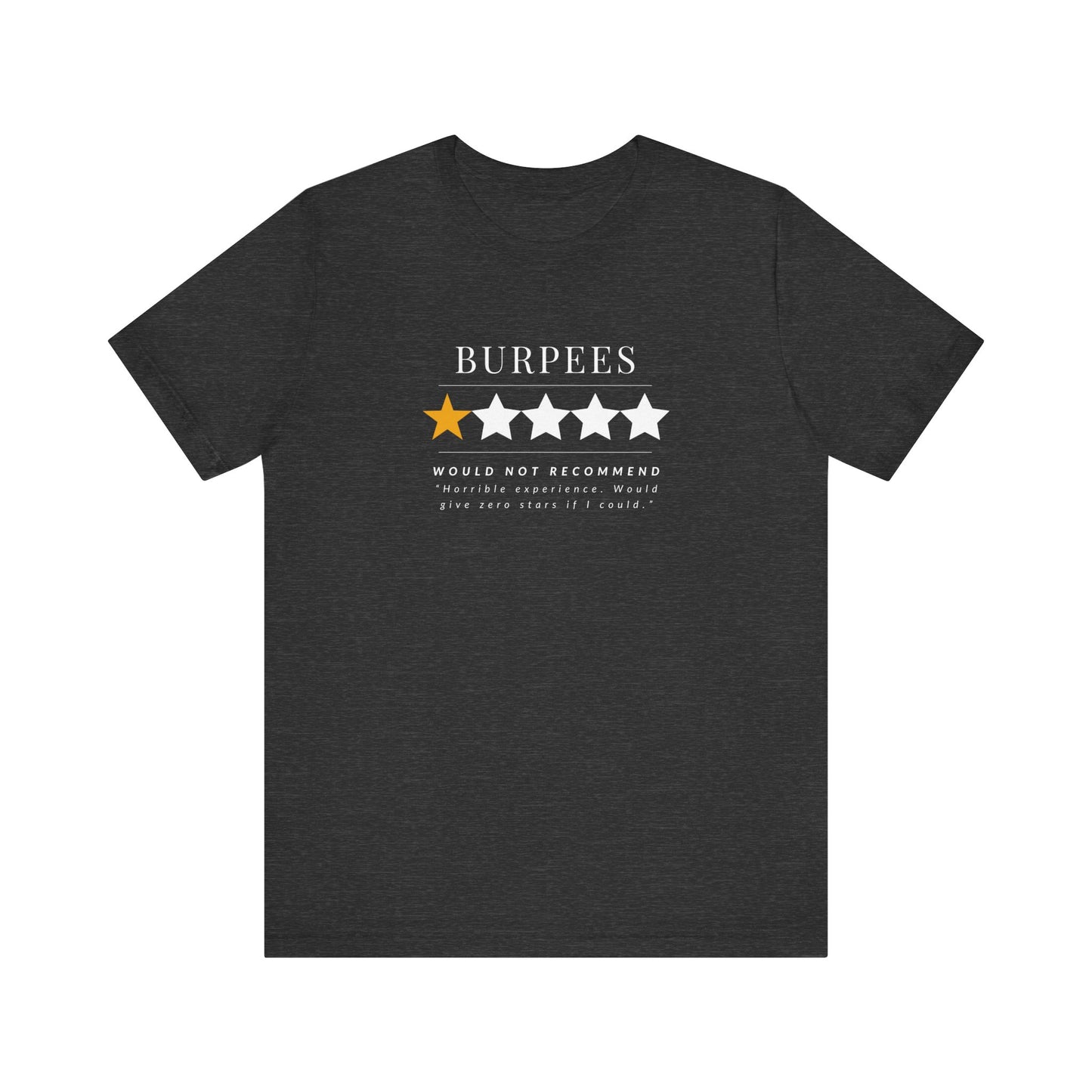 Burpees Star Rating Shirt
