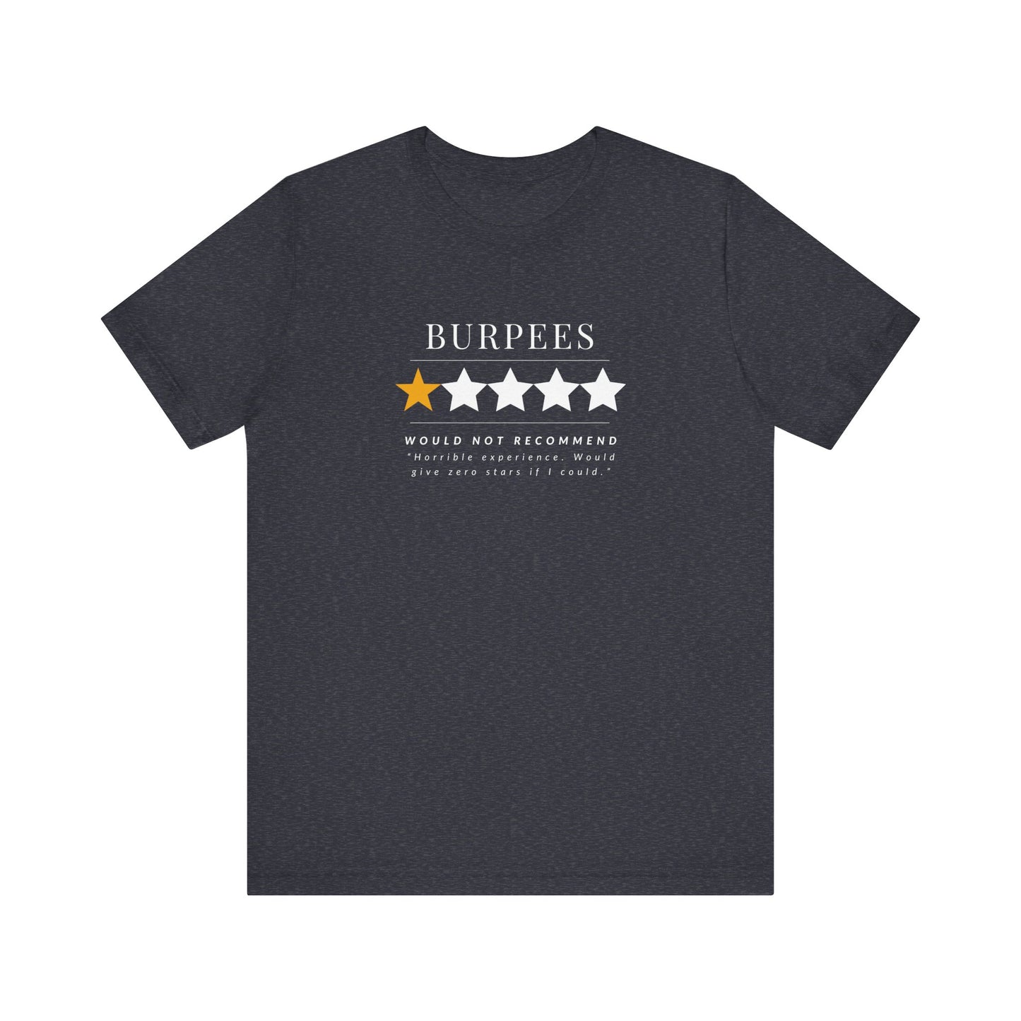Burpees Star Rating Shirt