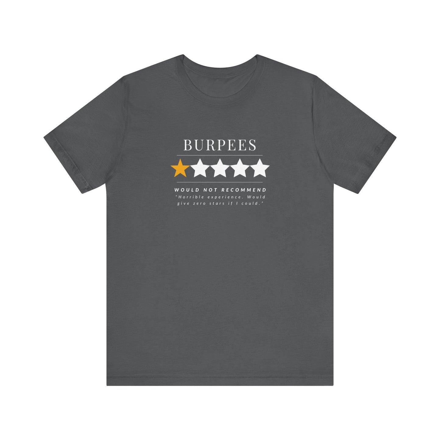 Burpees Star Rating Shirt