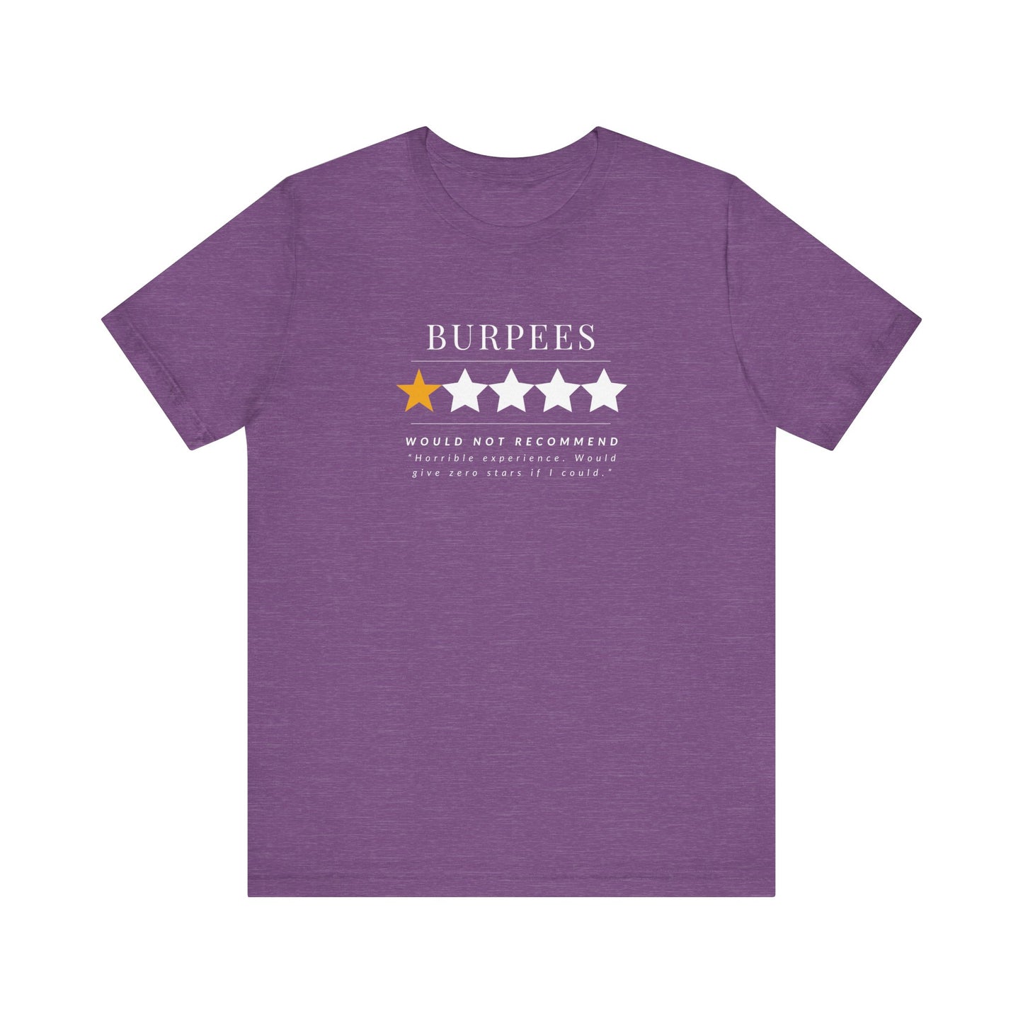 Burpees Star Rating Shirt