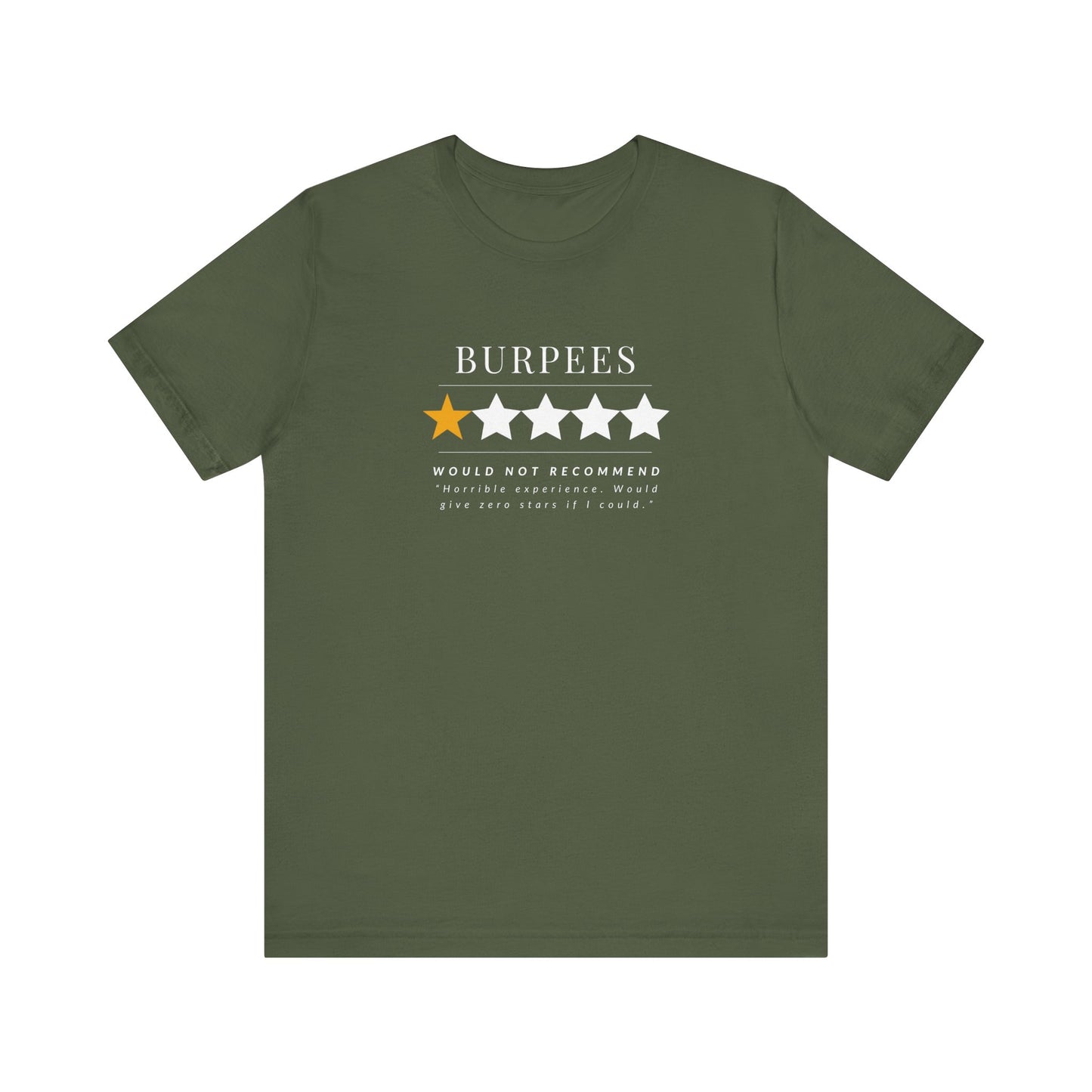 Burpees Star Rating Shirt